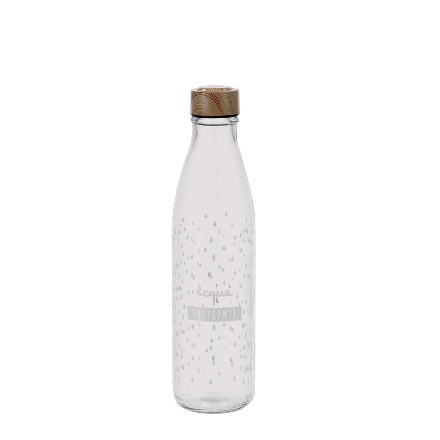 Ad Bottiglia Vetro tappo effetto legno D75Xh29 750Ml