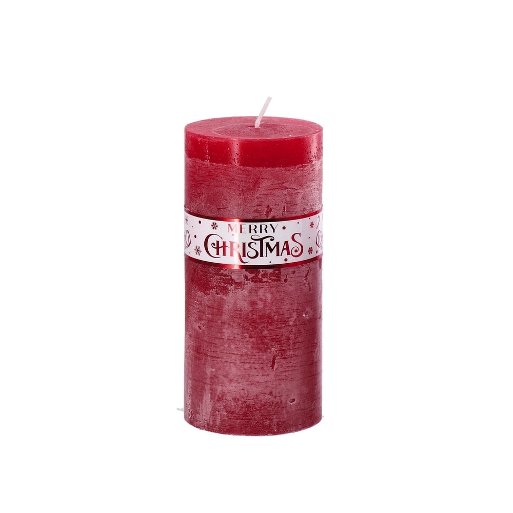 At Christmas Scented Candle Red Frost Nat Diam7Xh15