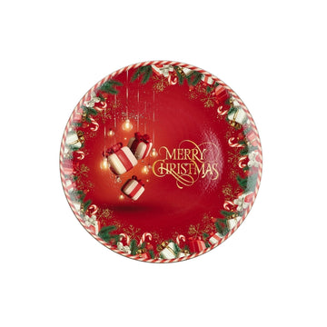 To Round Plastic Christmas Placemat 6 Decorations D33