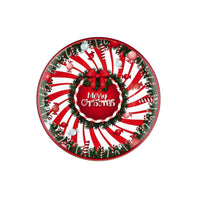 To Round Plastic Christmas Placemat 6 Decorations D33