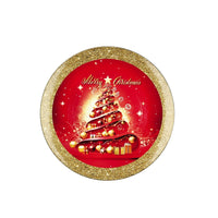 To Round Plastic Christmas Placemat 6 Decorations D33