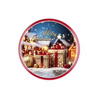 To Round Plastic Christmas Placemat 6 Decorations D33