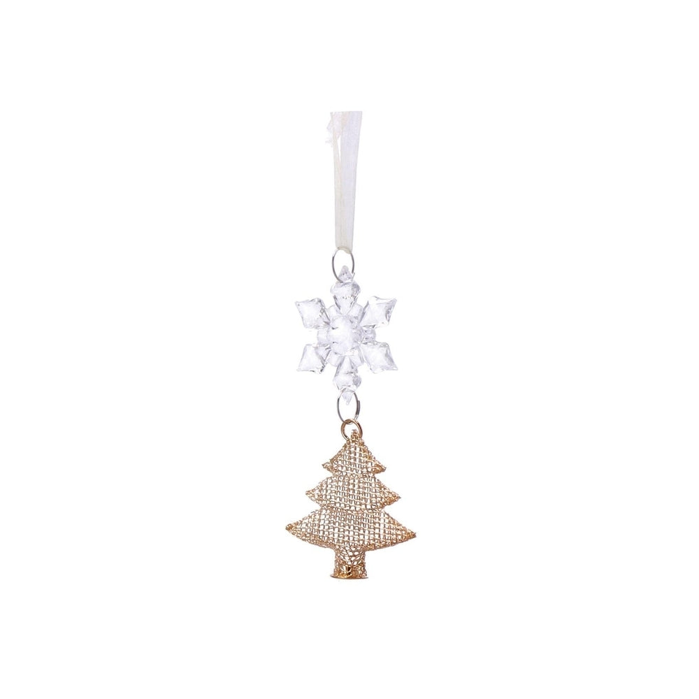 Ad Decorazione Natale Ferro Acril 2M2C Cm5X18 Casuale