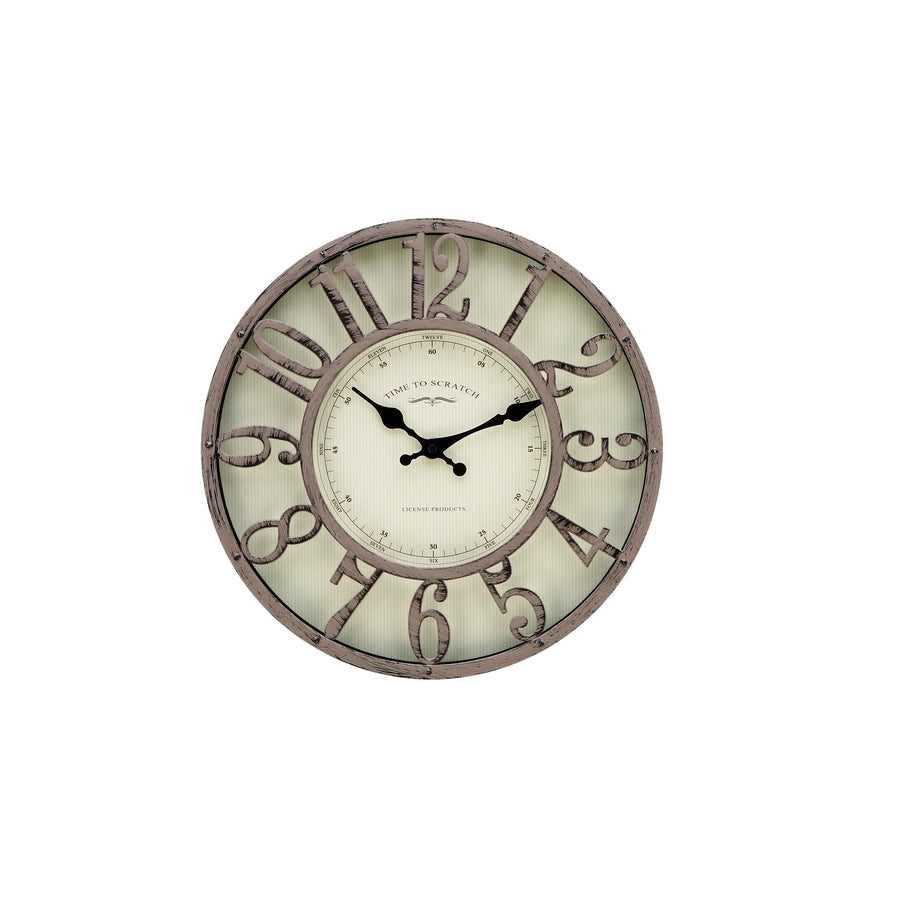 Ad - 3 Color Plastic Wall Clock Ø 31Cm