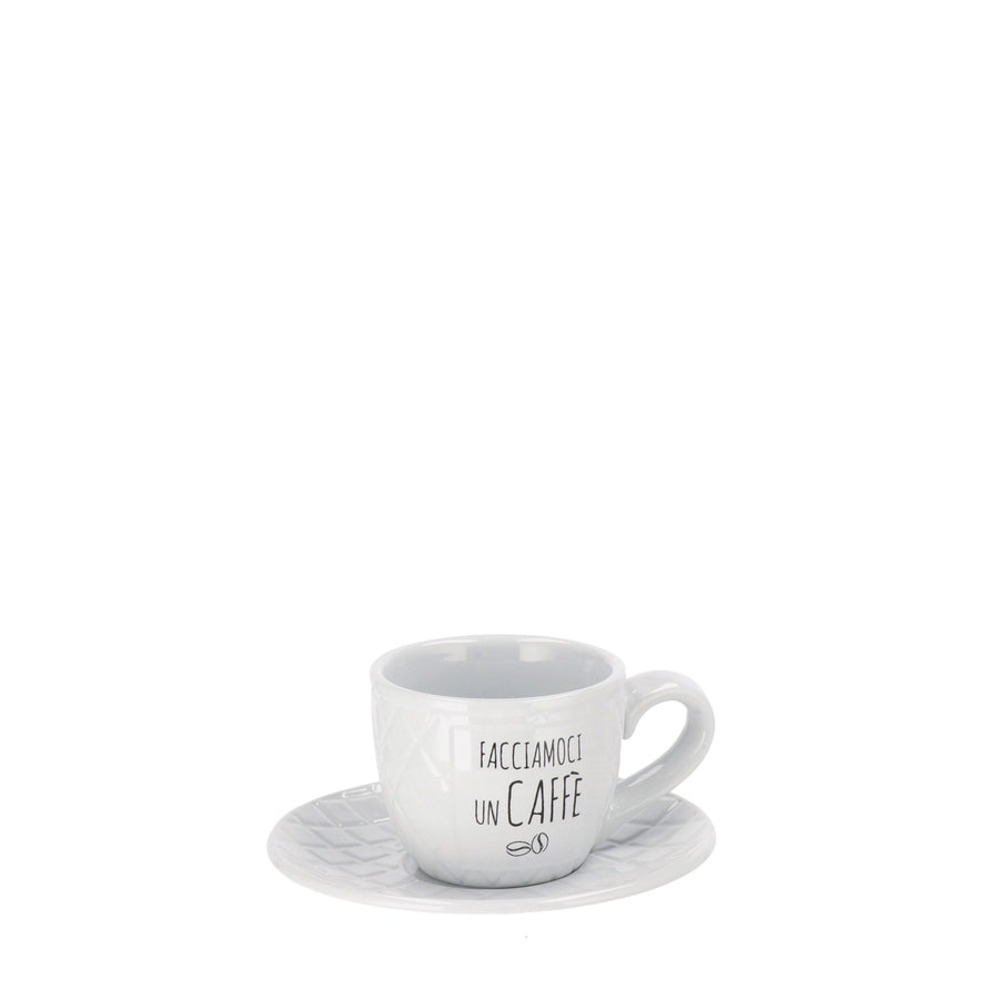 Ad Servizio Caffe Ceramica 2 tazzine