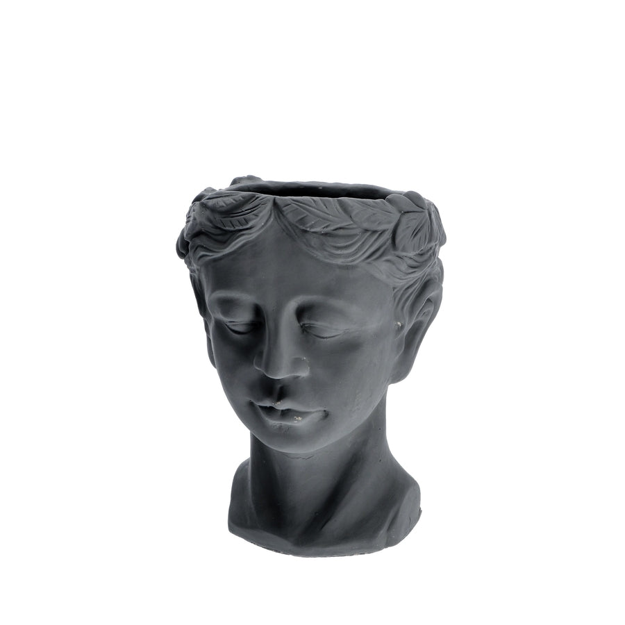 Ad Vaso Cemento Head 2 colori 24X24Xh32Cm