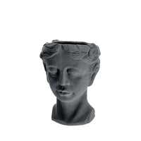 Ad Vaso Cemento Head 2 colori 24X24Xh32Cm