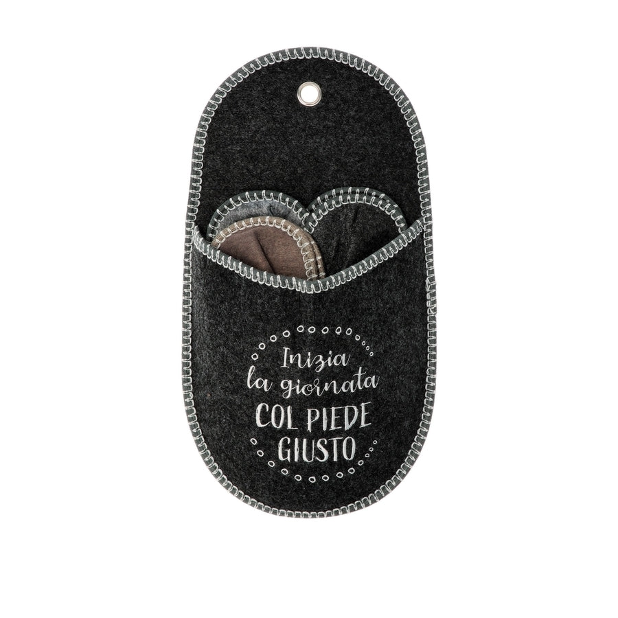 Ad Set 3 Paia di Pantofole 3 Colori Cm26X47