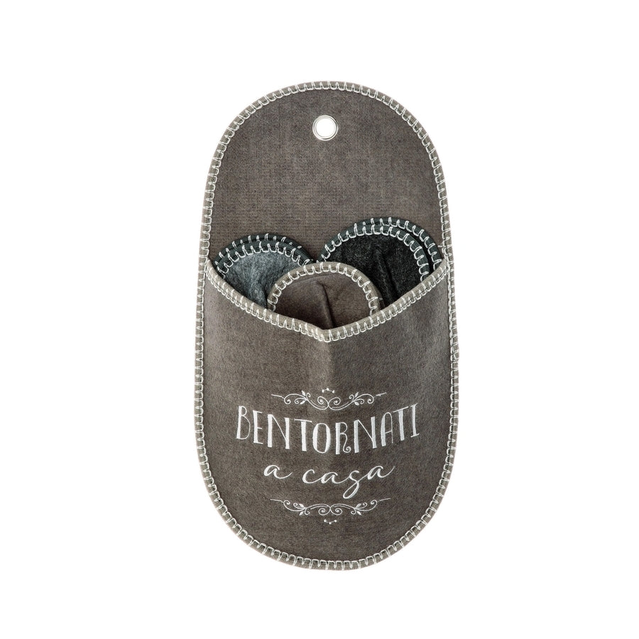 Ad Set 3 Paia di Pantofole 3 Colori Cm26X47