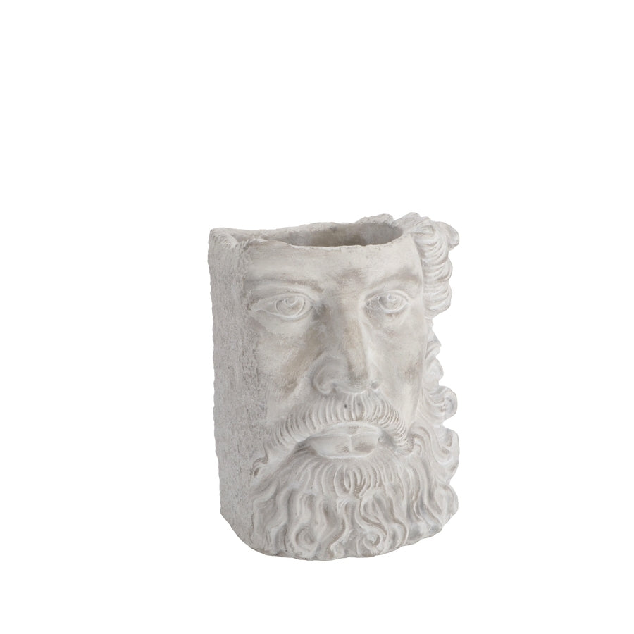 Ad Vaso Cemento Zeus 2 colori 17,5X17Xh22Cm