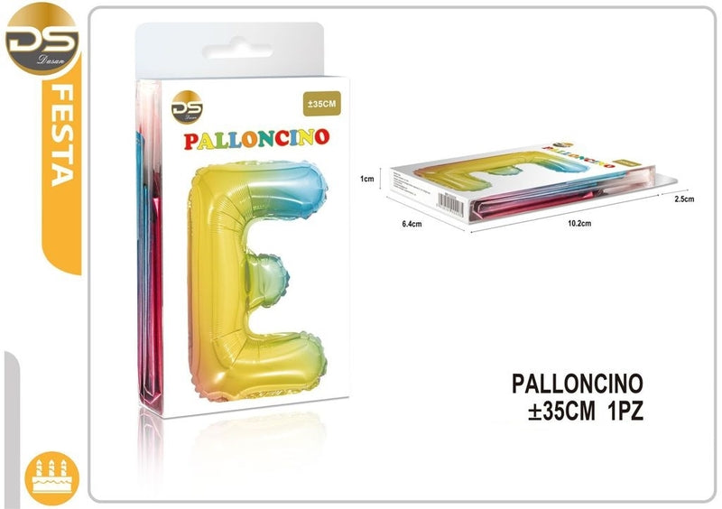 Dz Party Palloncino Multicolore Lettere Alfabeto (A-Z) 35Cm