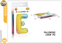 Dz Party Palloncino Multicolore Lettere Alfabeto (A-Z) 35Cm