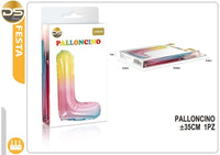 Dz Party Palloncino Multicolore Lettere Alfabeto (A-Z) 35Cm