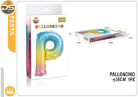 Dz Party Palloncino Multicolore Lettere Alfabeto (A-Z) 35Cm