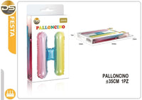 Dz Party Palloncino Multicolore Lettere Alfabeto (A-Z) 35Cm