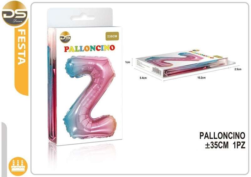 Dz Party Palloncino Multicolore Lettere Alfabeto (A-Z) 35Cm