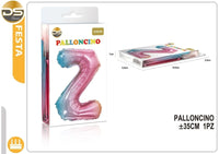 Dz Party Palloncino Multicolore Lettere Alfabeto (A-Z) 35Cm