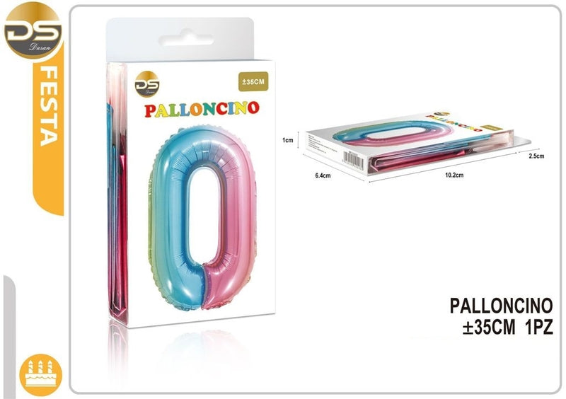 Dz Party Palloncino Multicolore Lettere Alfabeto (A-Z) 35Cm