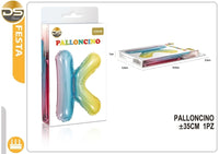 Dz Party Palloncino Multicolore Lettere Alfabeto (A-Z) 35Cm
