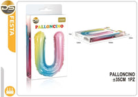 Dz Party Palloncino Multicolore Lettere Alfabeto (A-Z) 35Cm