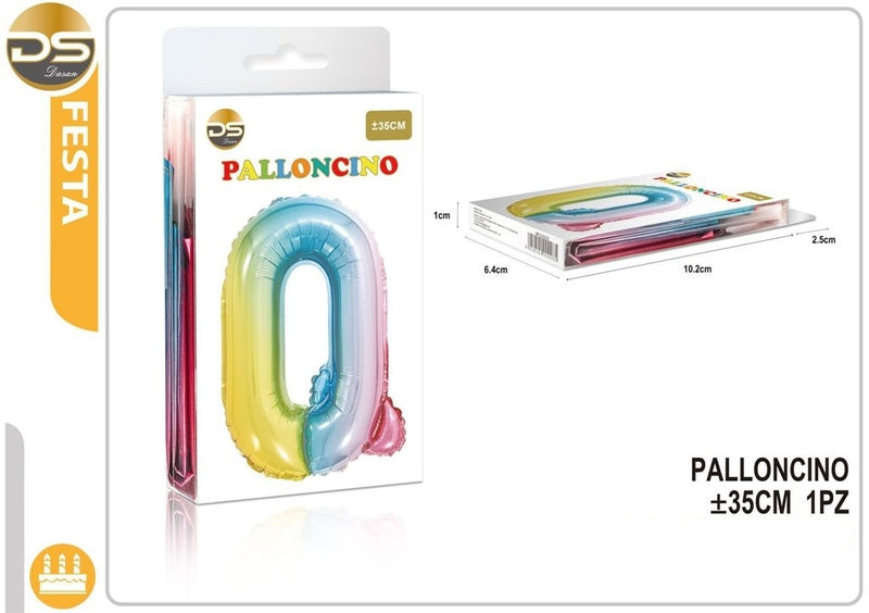 Dz Party Palloncino Multicolore Lettere Alfabeto (A-Z) 35Cm