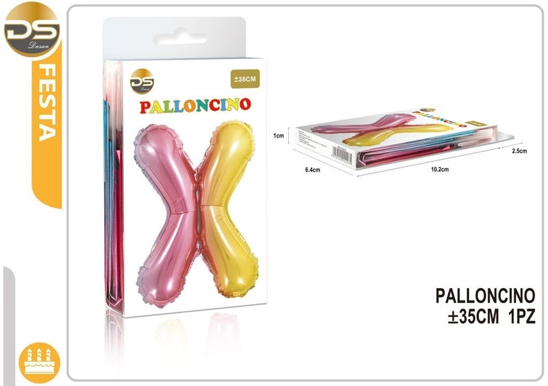 Dz Party Palloncino Multicolore Lettere Alfabeto (A-Z) 35Cm