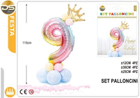 Dz Party Set Di Palloncini Colorati numeri