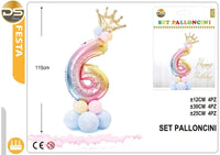 Dz Party Set Di Palloncini Colorati numeri