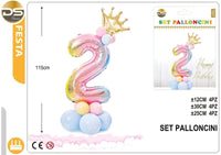 Dz Party Set Di Palloncini Colorati numeri