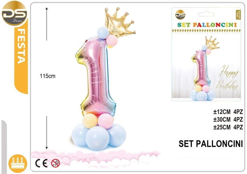 Dz Party Set Di Palloncini Colorati numeri