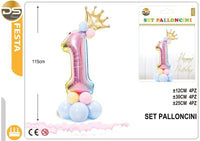Dz Party Set Di Palloncini Colorati numeri
