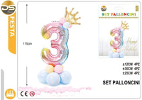 Dz Party Set Di Palloncini Colorati numeri