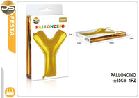 Dz - Party Balloon Gold Alphabet 45Cm