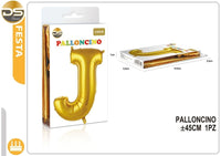 Dz - Party Balloon Gold Alphabet 45Cm