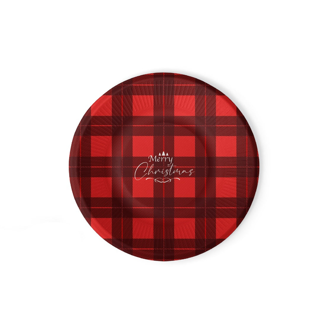 Lulu Christmas Paper Plates 18cm 12pcs