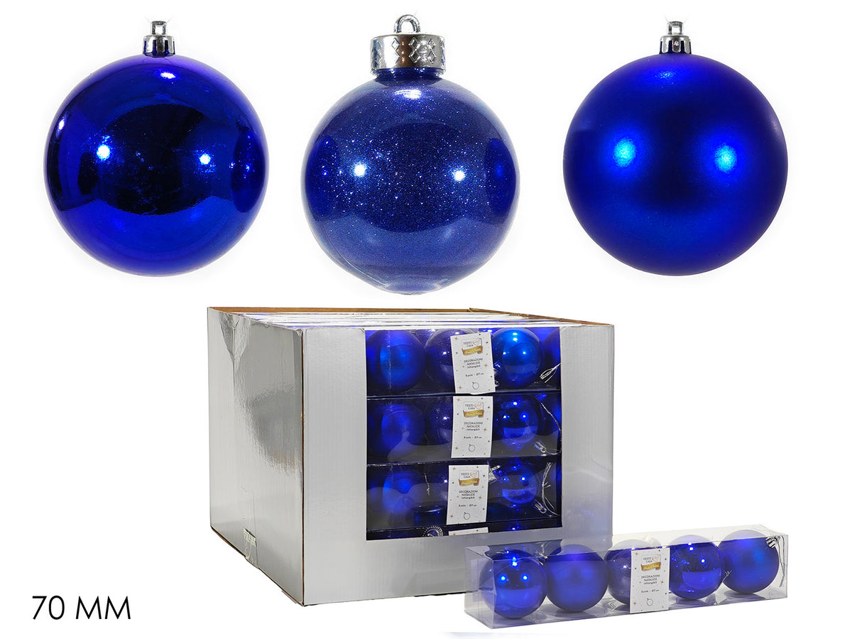 G.Natale Set 5 Palle 70 Mm Blu Mix