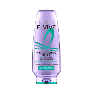 Elvive Balsamo Yaluronic Pure Reidratante Cute E Radici Grasse, Lunghezze Disidratate 200 Ml