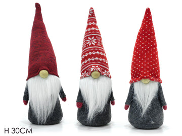 G.Natale Gnomo 30 Cm 3 Ass