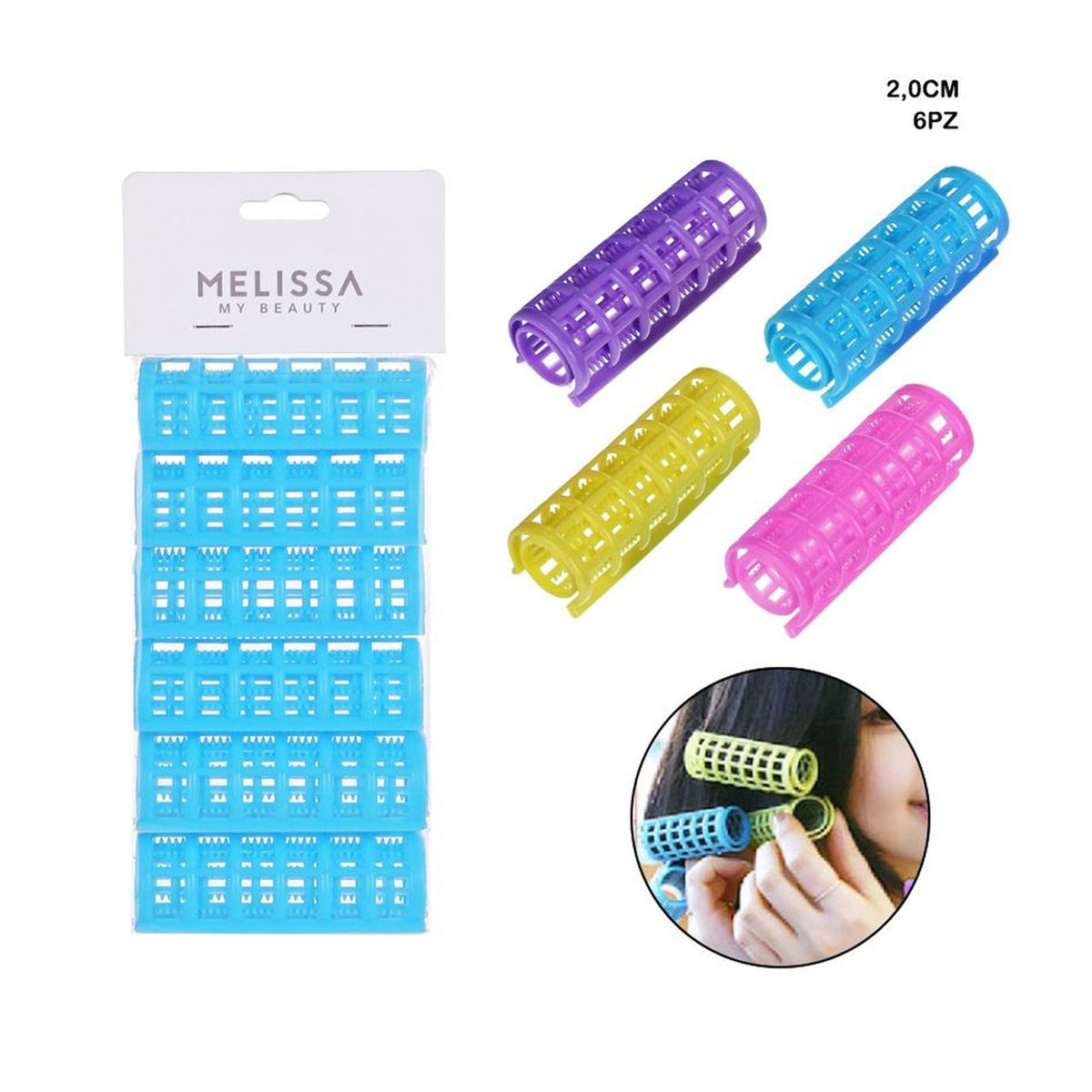 Melissa - Plastic curlers