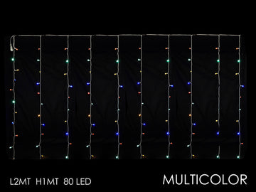 G.Natale Tenda 2Mt X 1Mt Prol.80Led Multicolor