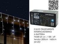 G.Natale Tenda B/O Timer 3Mt X 0.60Mt Bianco Freddo