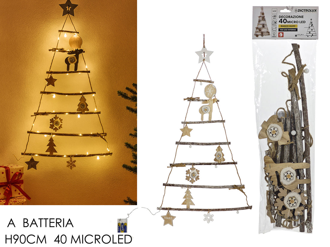 G.Natale Decorazione Natalizia C/40 Microled