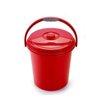 PlasticForte® Bidone Con Coperchio Eco 21l