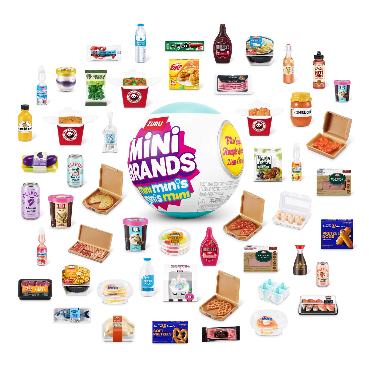Mini Brands Fill The Fridge Capsules