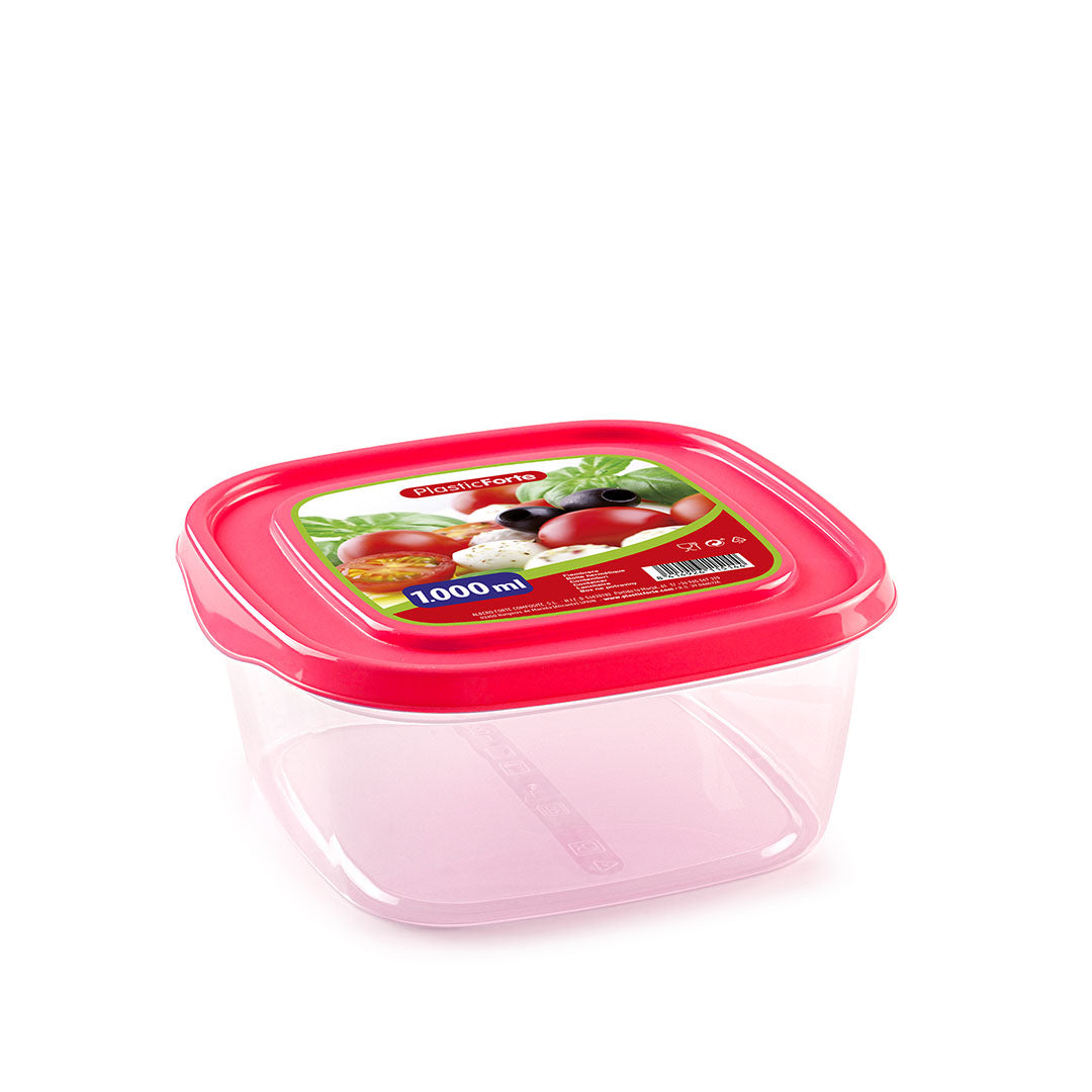 PlasticForte® - Basic Square Container 1L