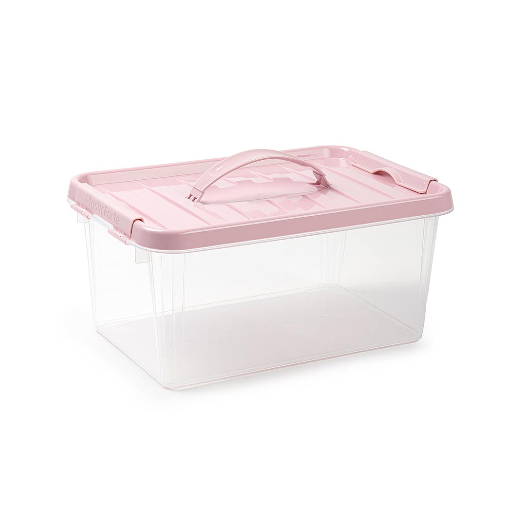 PlasticForte® - 8L Box With Lid And Handle Surt Vrm