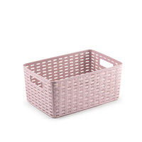 PlasticForte® Cesta Rattan 6L 29X19,5 Cm Surt Vrm