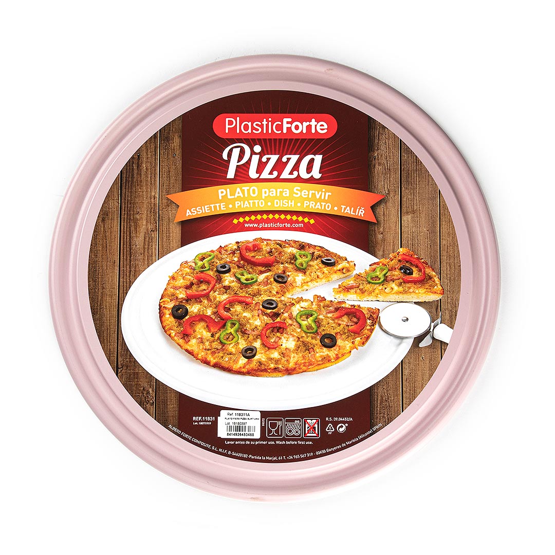 PlasticForte® - Pizza Plate Surt Vrm