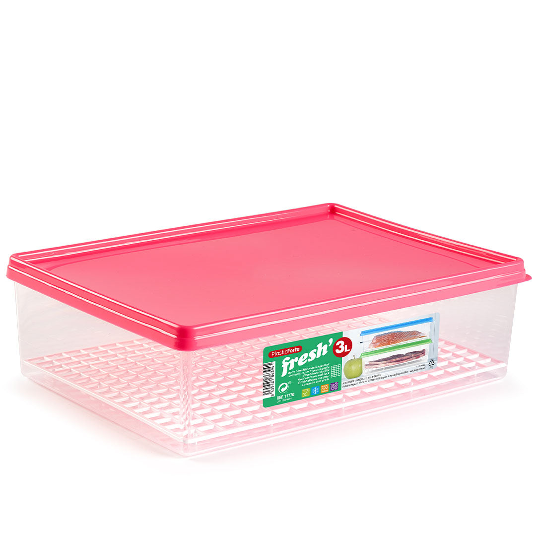 PlasticForte® Contenitore Fresh Con Griglia 3L