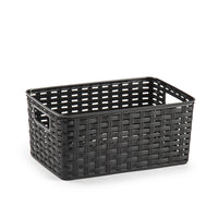 PlasticForte® Cesta Rattan 6L 29 X 19,5 Cm